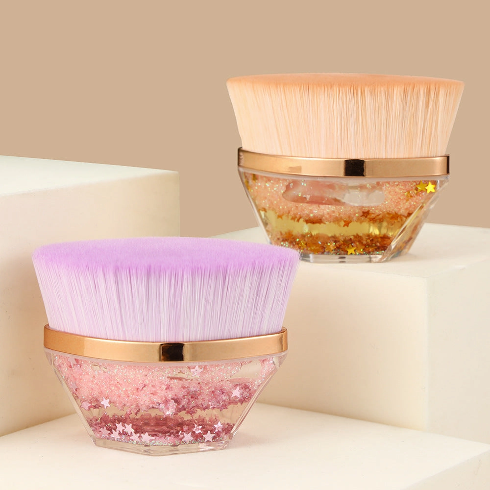 New Petal Makeup Brush With Quicksand Handle