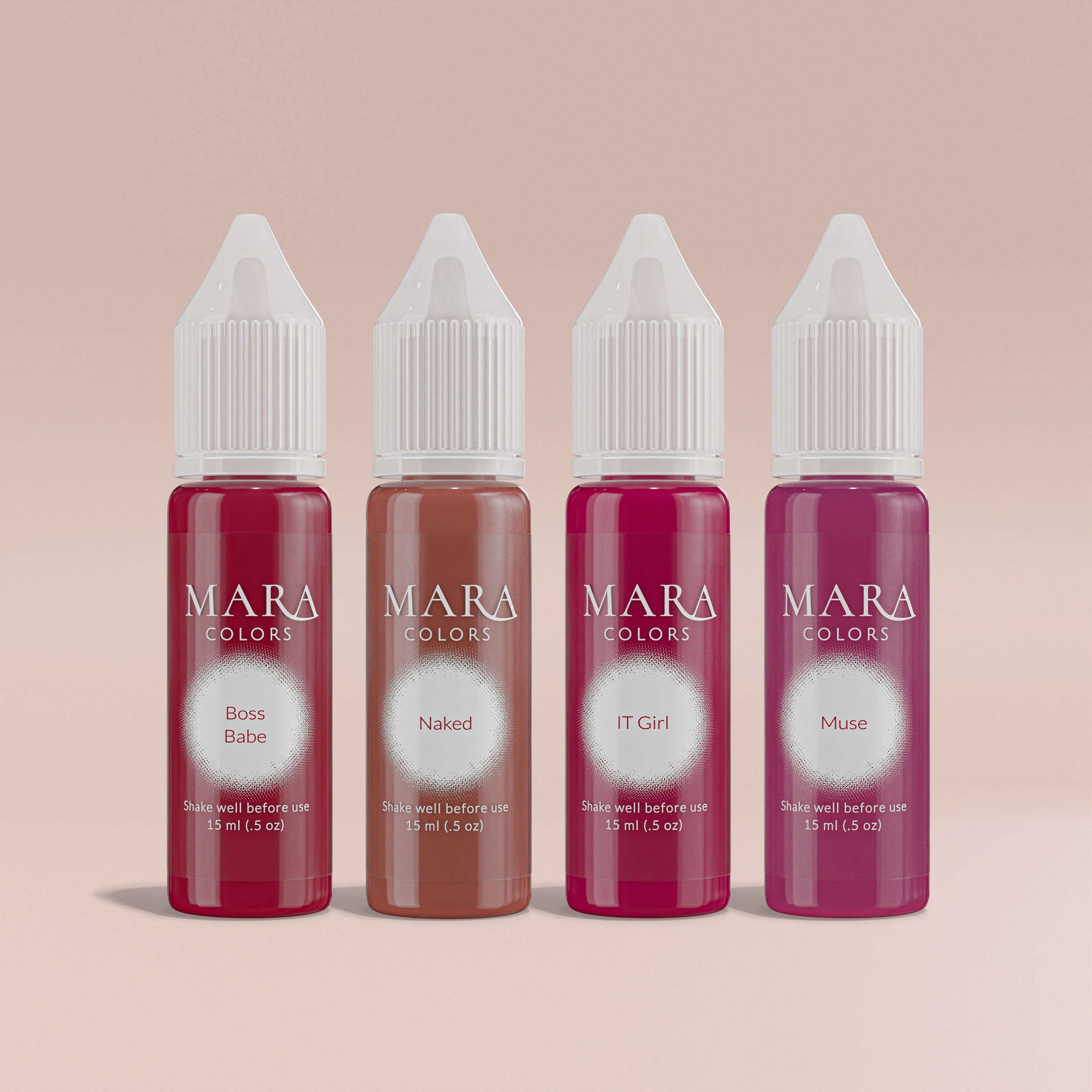 NUDE Lip Blush Pigment Collection – Professional Permanent Makeup Pigments for Natural & Makeup-Inspired Looks