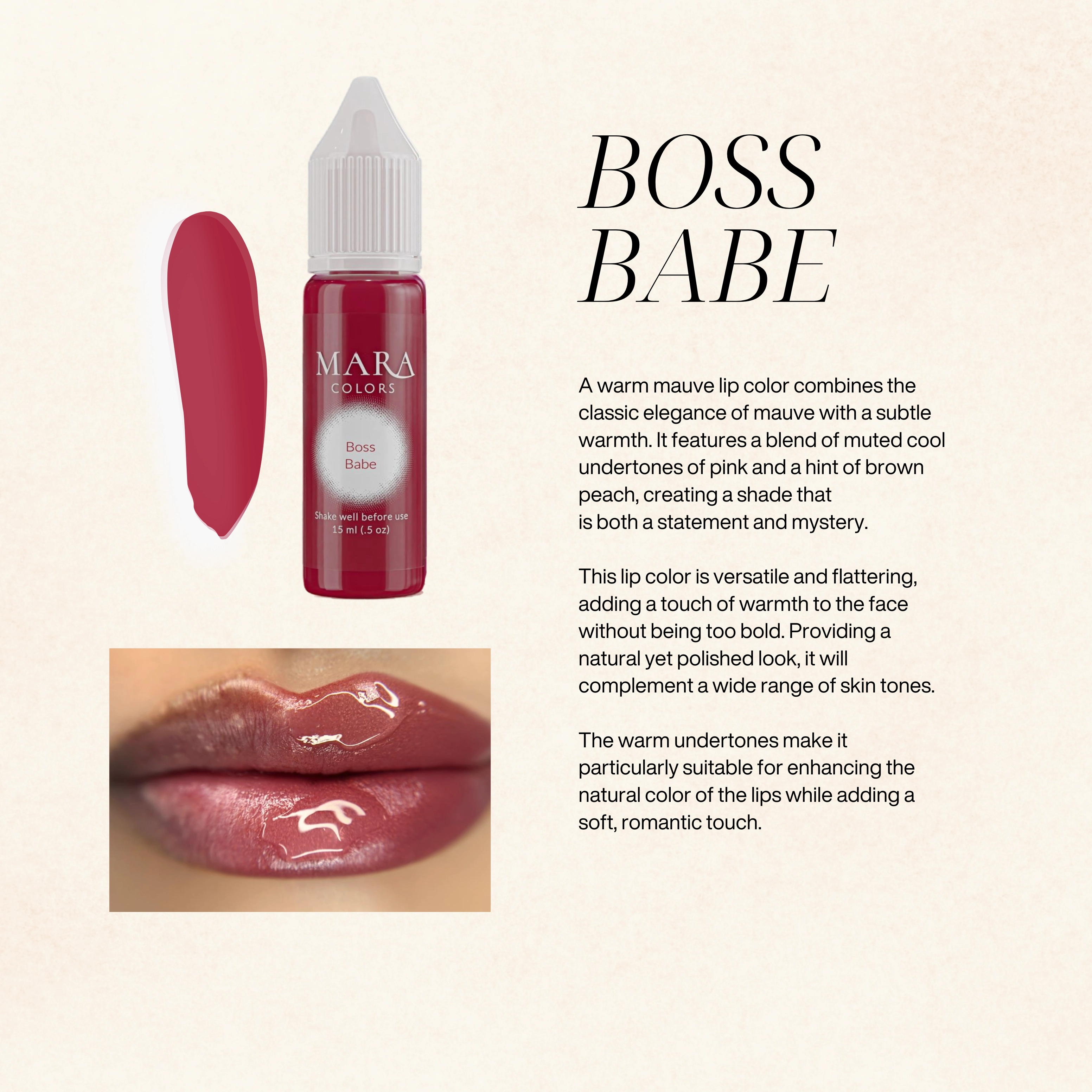 NUDE Lip Blush Pigment Collection – Professional Permanent Makeup Pigments for Natural & Makeup-Inspired Looks