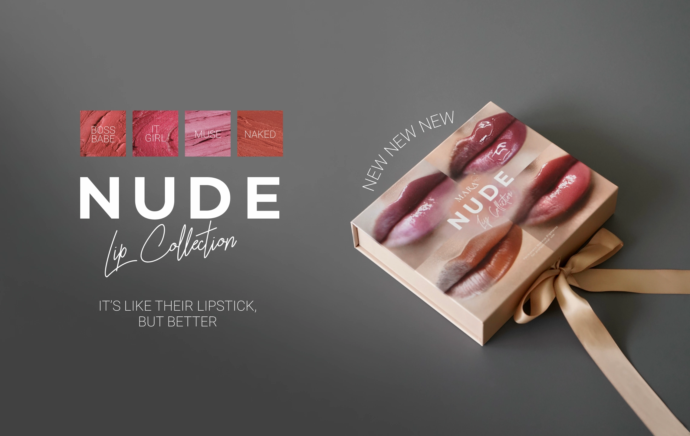 NUDE Lip Blush Pigment Collection – Professional Permanent Makeup Pigments for Natural & Makeup-Inspired Looks