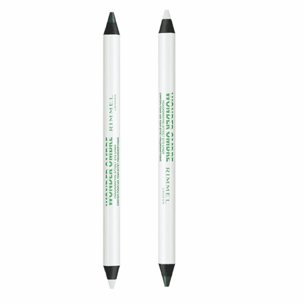Pack of 2 Rimmel London Wonder Ombre Holographic Eyeliner, Galactic Green # 002