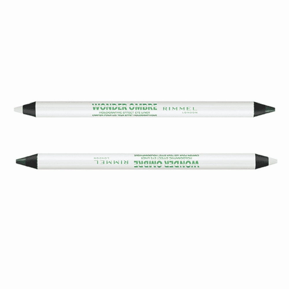 Pack of 2 Rimmel London Wonder Ombre Holographic Eyeliner, Galactic Green # 002