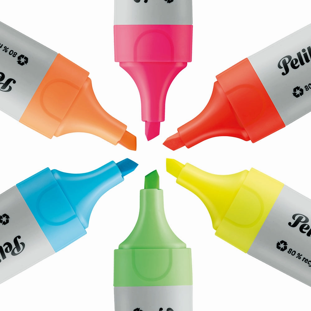 Pelikan Neon Eco Highlighters, Pack of 6