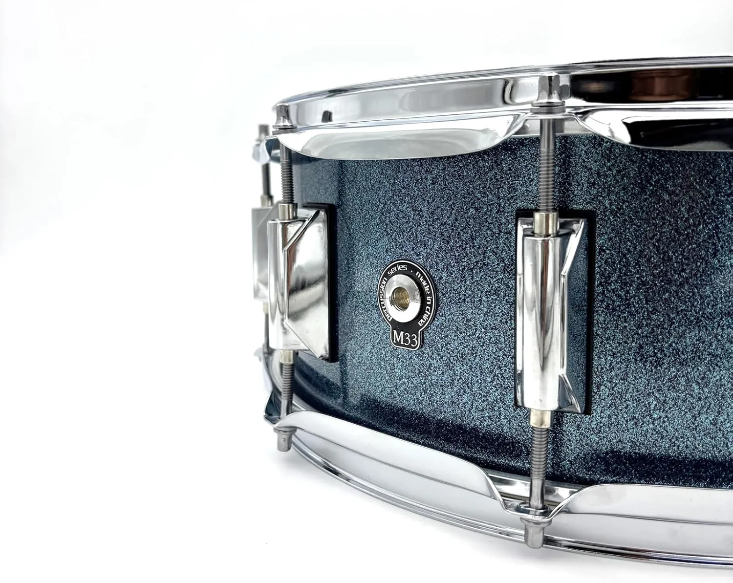 Snare Drum, Set for Kids Students Beginners Kit, 14 x 5.5 Comes with Stand Sticks, Key, Bag, Mute Pad and Adjustable Straps Strap, Mute Pad (Galaxy Blue)