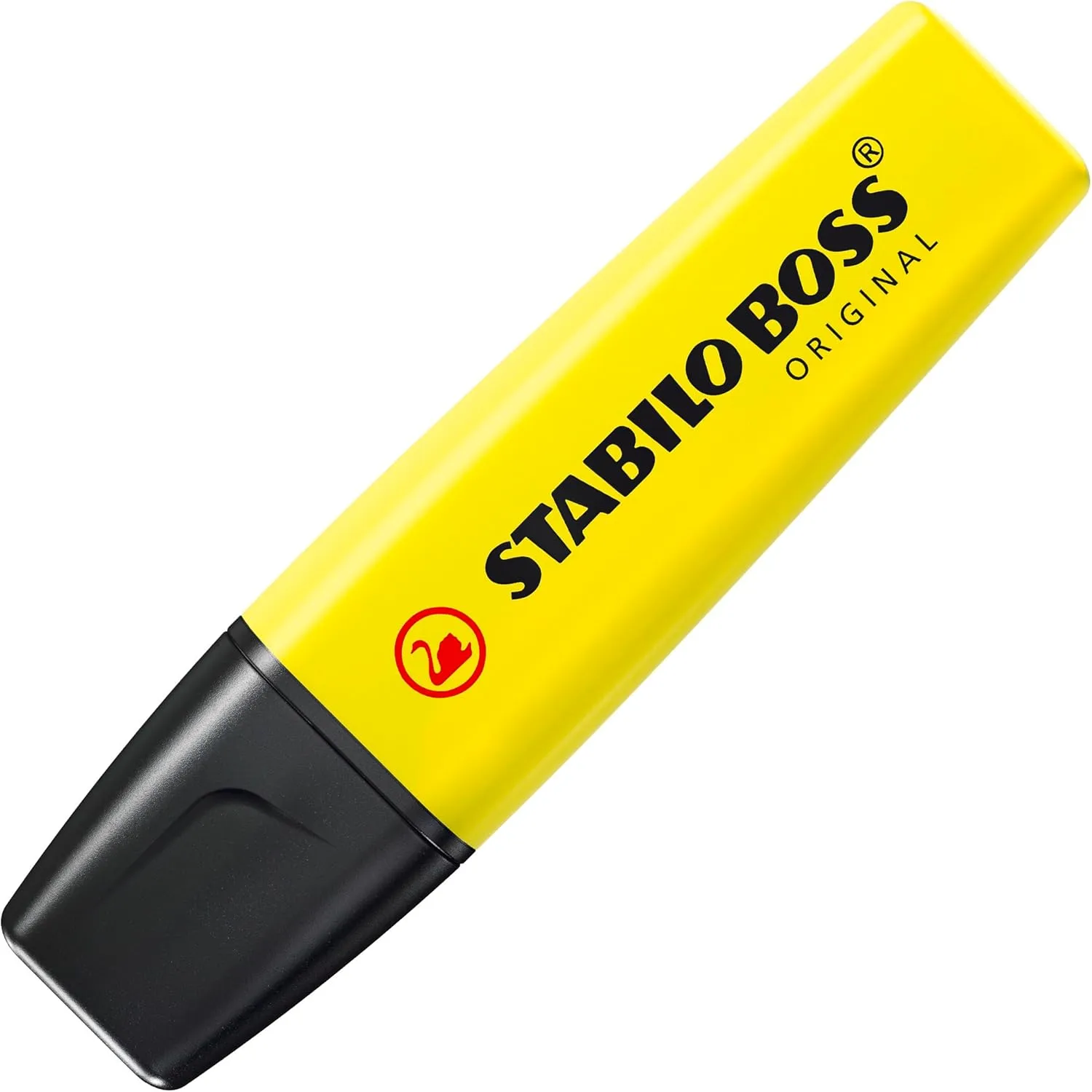 STABILO Highlighter BOSS ORIGINAL - Round Box of 6 - Yellow, Green, Orange, Red, Pink, Blue