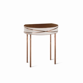 Stella Console Blanche Small Rose