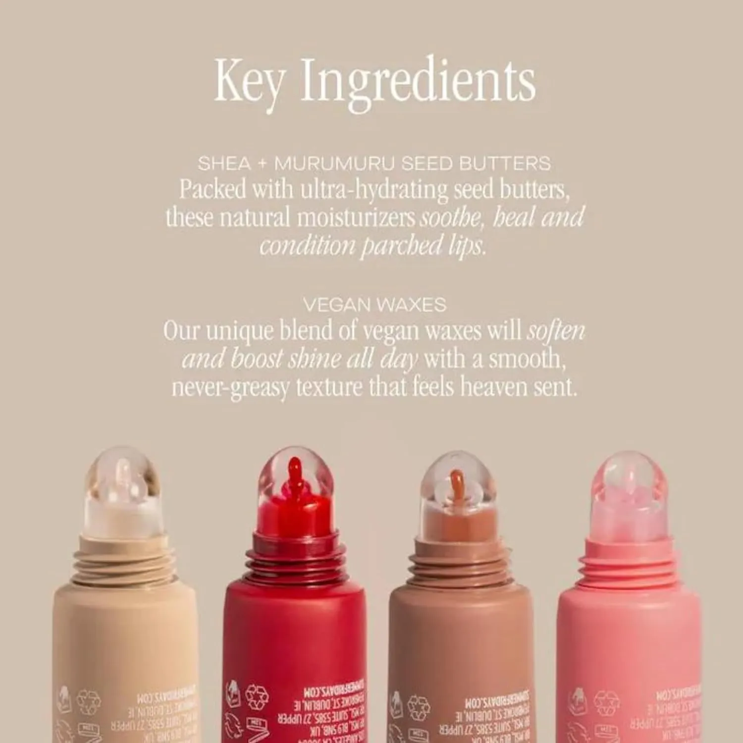 Summer Fridays Tinted Lip Butter Balm - Conditioning Vegan Lip Balm for Instant Moisture, Shine & Hydration - Softening & Soothing Skincare - Vanilla Beige (.5 Oz)