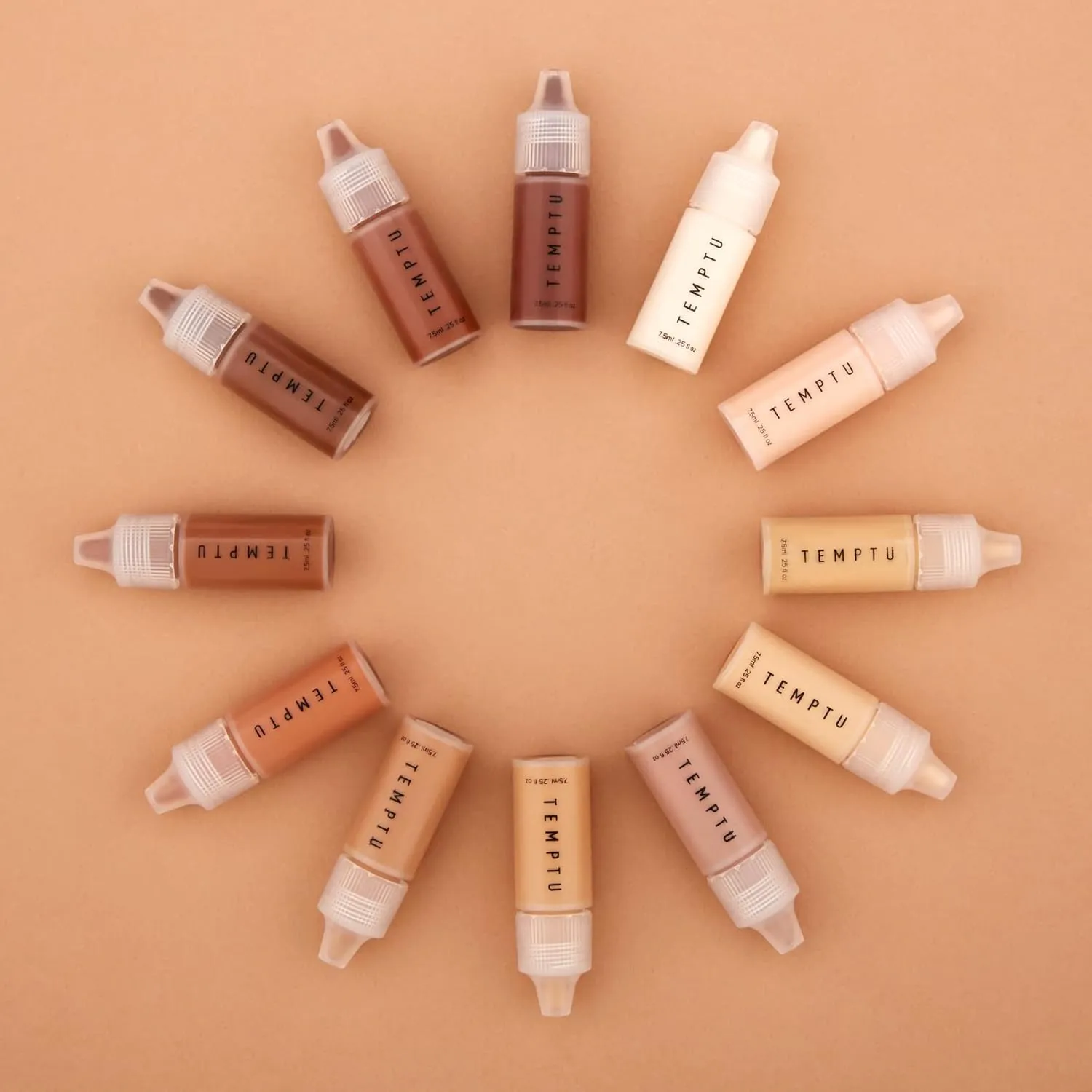 TEMPTU S/B Silicone-Based Airbrush Foundation: Professional Long-Wear Liquid Makeup, Sheer To Full Coverage For A Hydrated, Healthy-Looking Glow & Luminous, Dewy Finish On All Skin Types, 006 Toffee, 1 Fl Oz