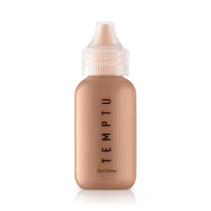 TEMPTU S/B Silicone-Based Airbrush Foundation: Professional Long-Wear Liquid Makeup, Sheer To Full Coverage For A Hydrated, Healthy-Looking Glow & Luminous, Dewy Finish On All Skin Types, 006 Toffee, 1 Fl Oz