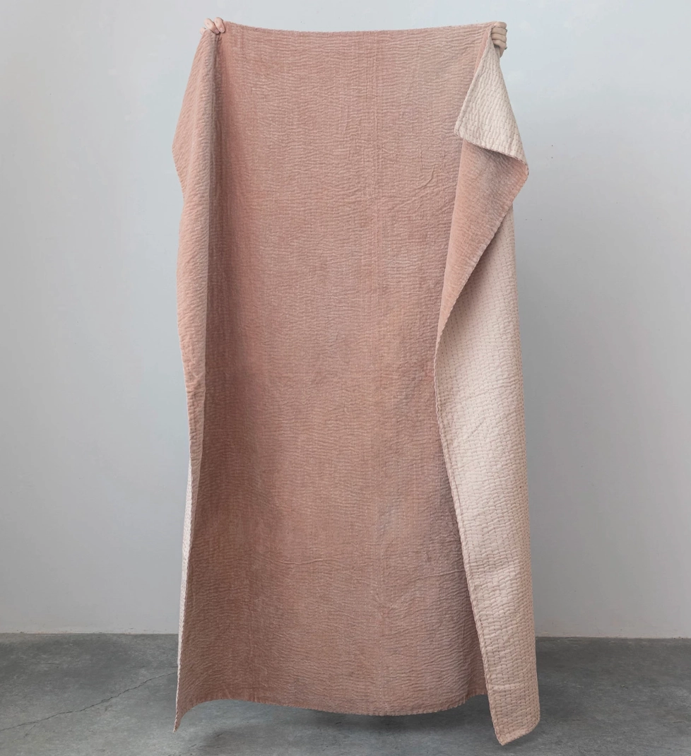 Velvet Blush Throw