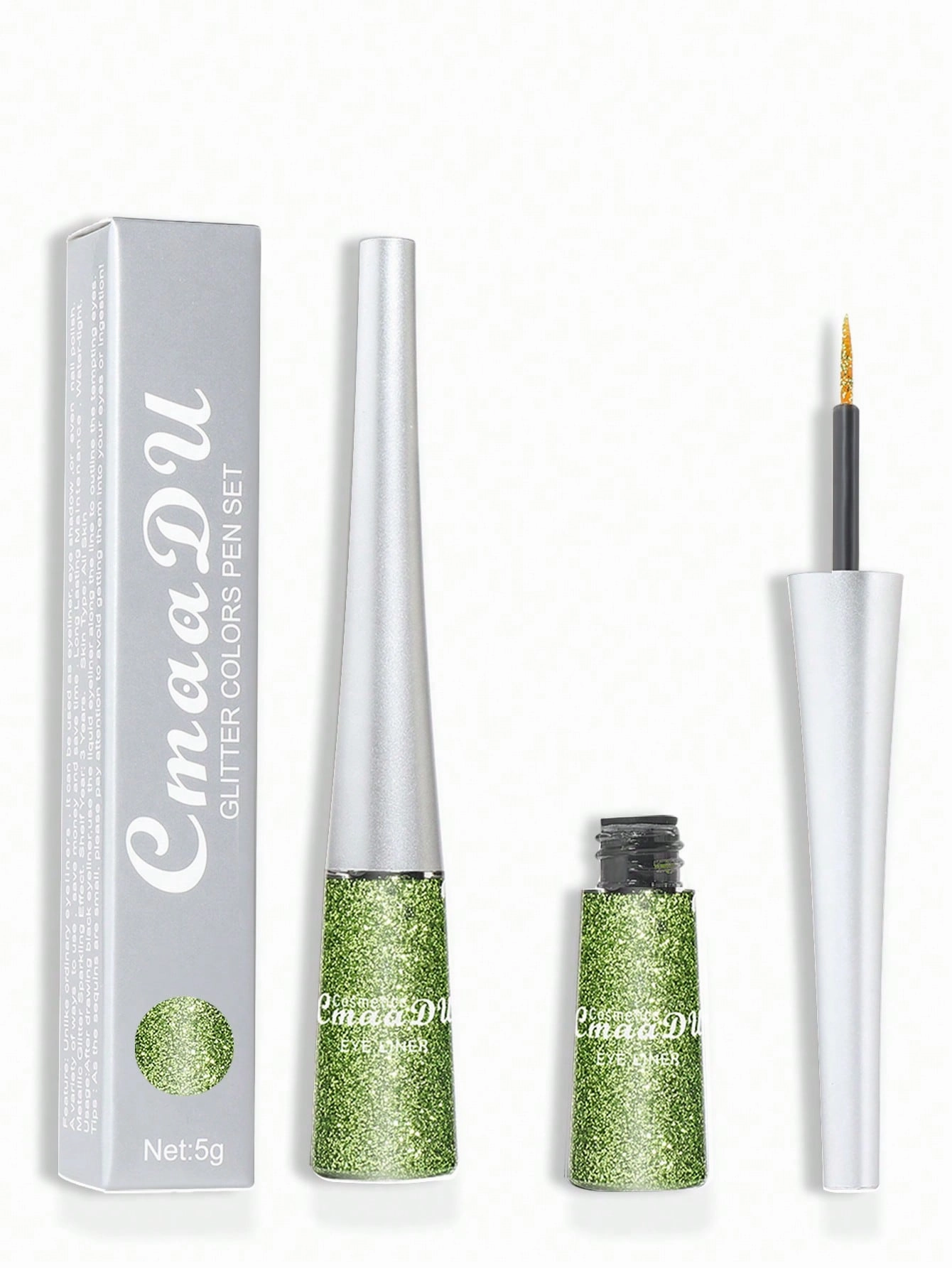 Waterproof Glitter Liquid Eyeliner, Long-lasting Eyeliner Pen, Easy To Color Y2K Eye Shadow
