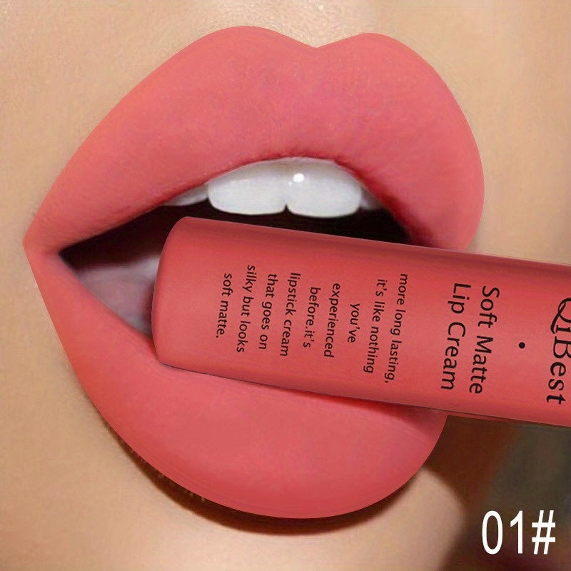 Waterproof Matte Nude Pigment Red Liquid Lipstick