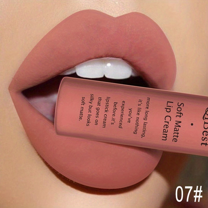 Waterproof Matte Nude Pigment Red Liquid Lipstick