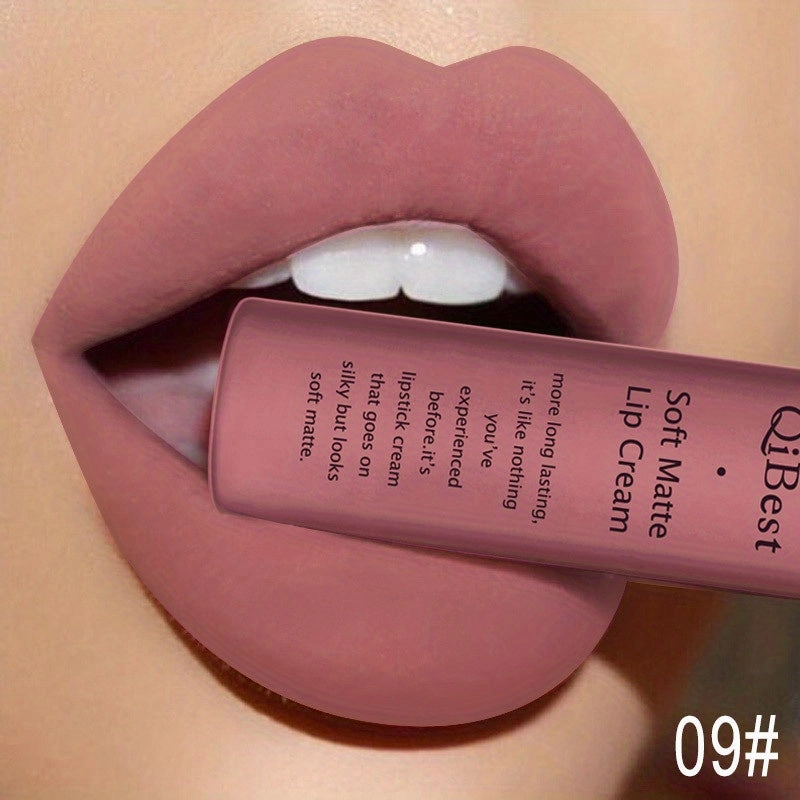 Waterproof Matte Nude Pigment Red Liquid Lipstick