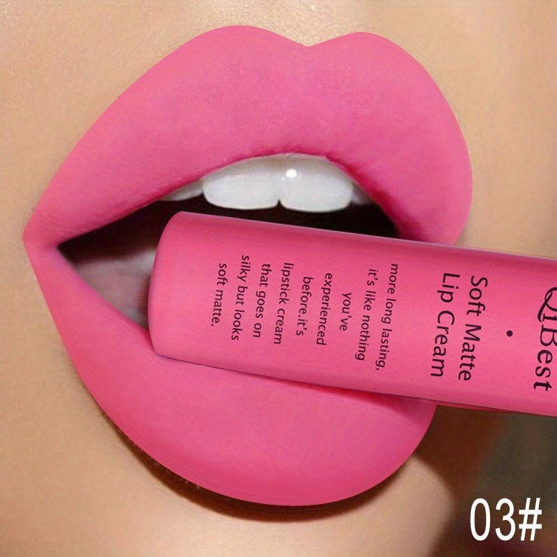 Waterproof Matte Nude Pigment Red Liquid Lipstick