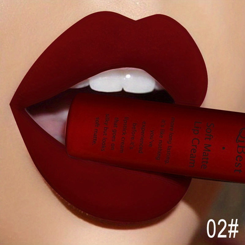 Waterproof Matte Nude Pigment Red Liquid Lipstick