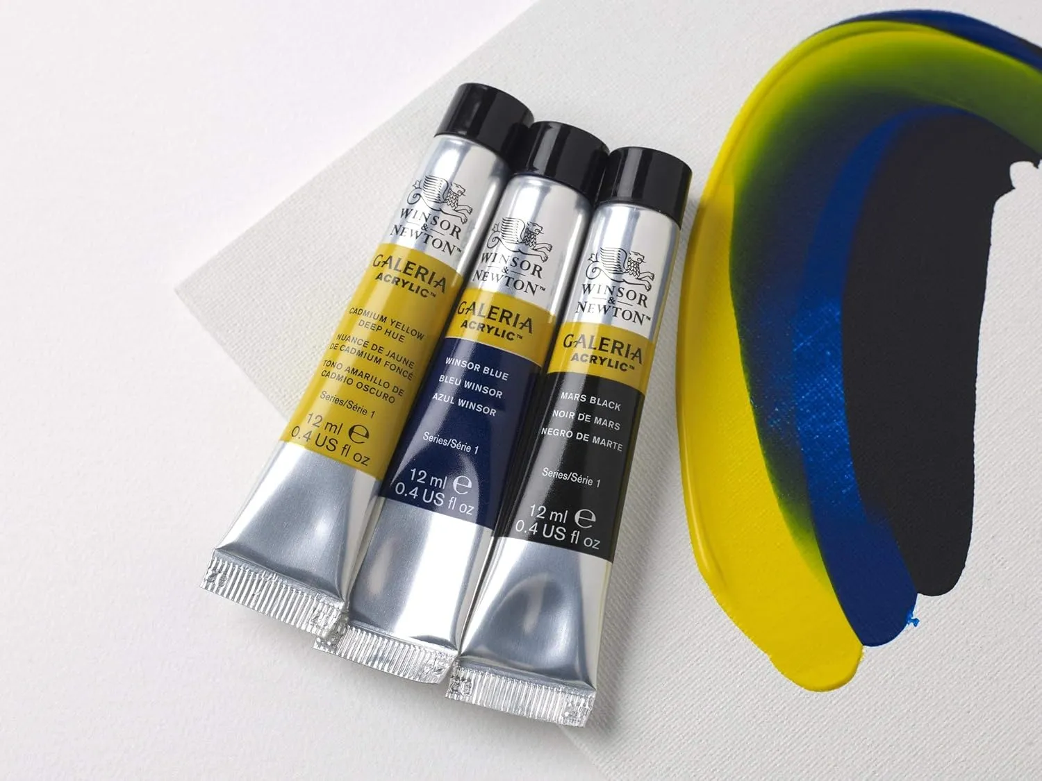 Winsor & Newton Galeria Acrylic Paint, 20 x 12ml (0.4--oz) Tube Paint Set