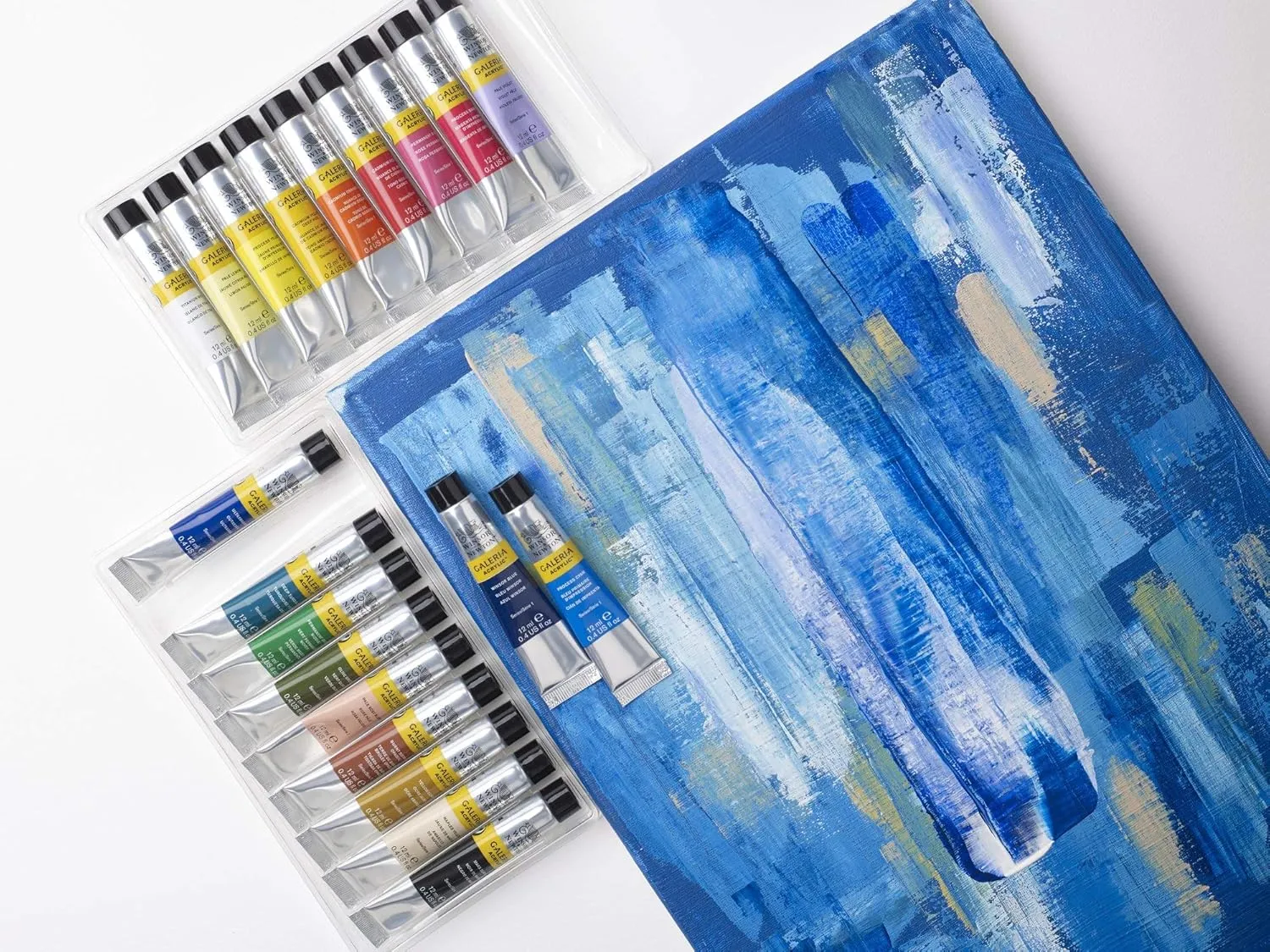 Winsor & Newton Galeria Acrylic Paint, 20 x 12ml (0.4--oz) Tube Paint Set