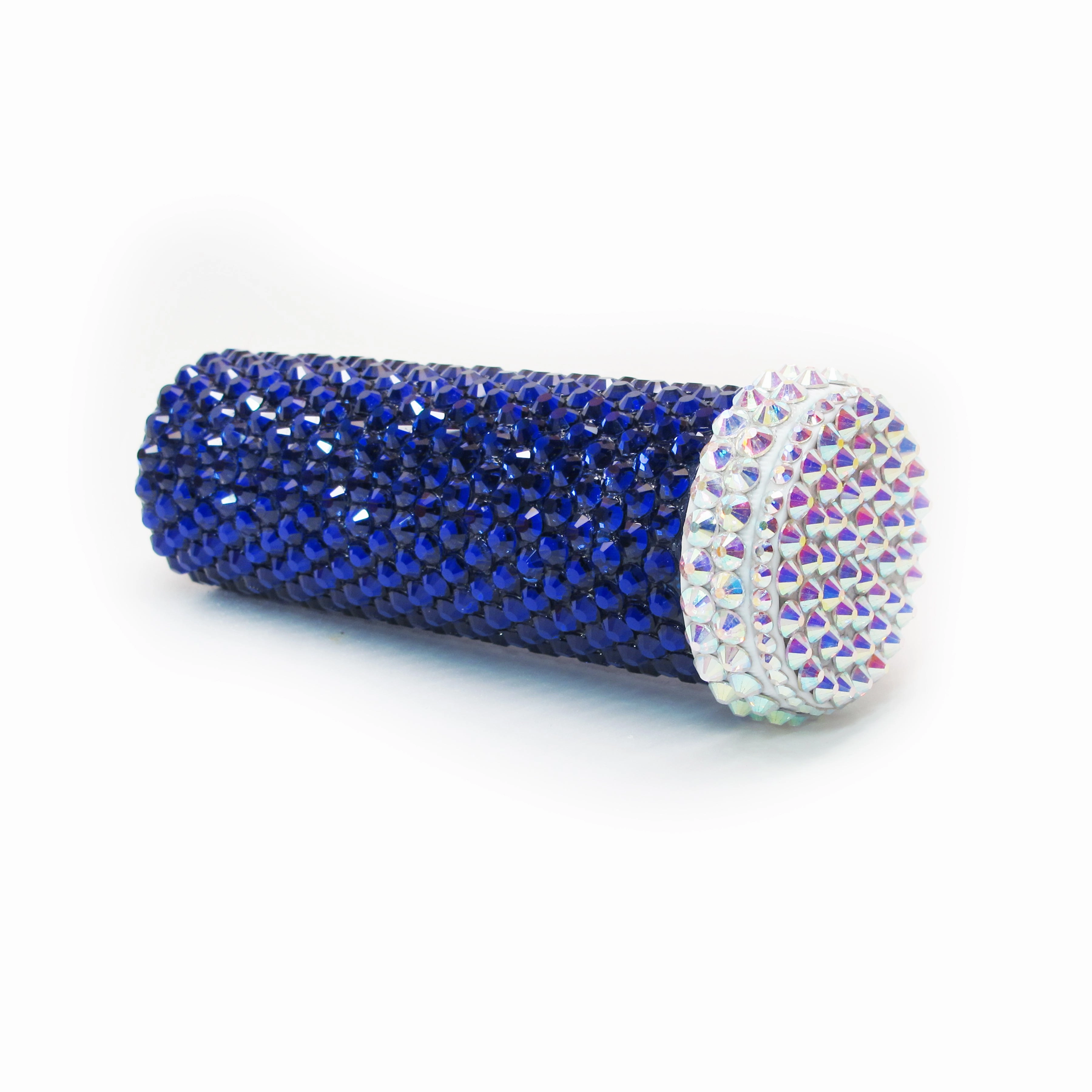 XL Crystal Pill Bottle - Cobalt