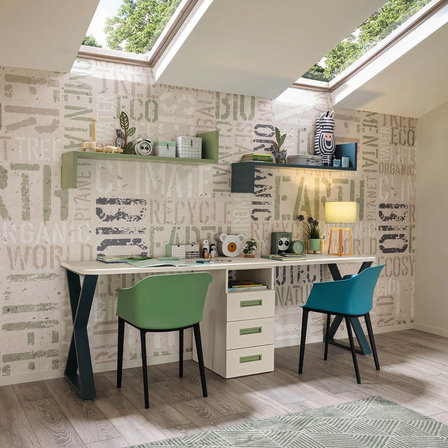 Z - Kids/ Teens Bunk Beds with Wardrobes