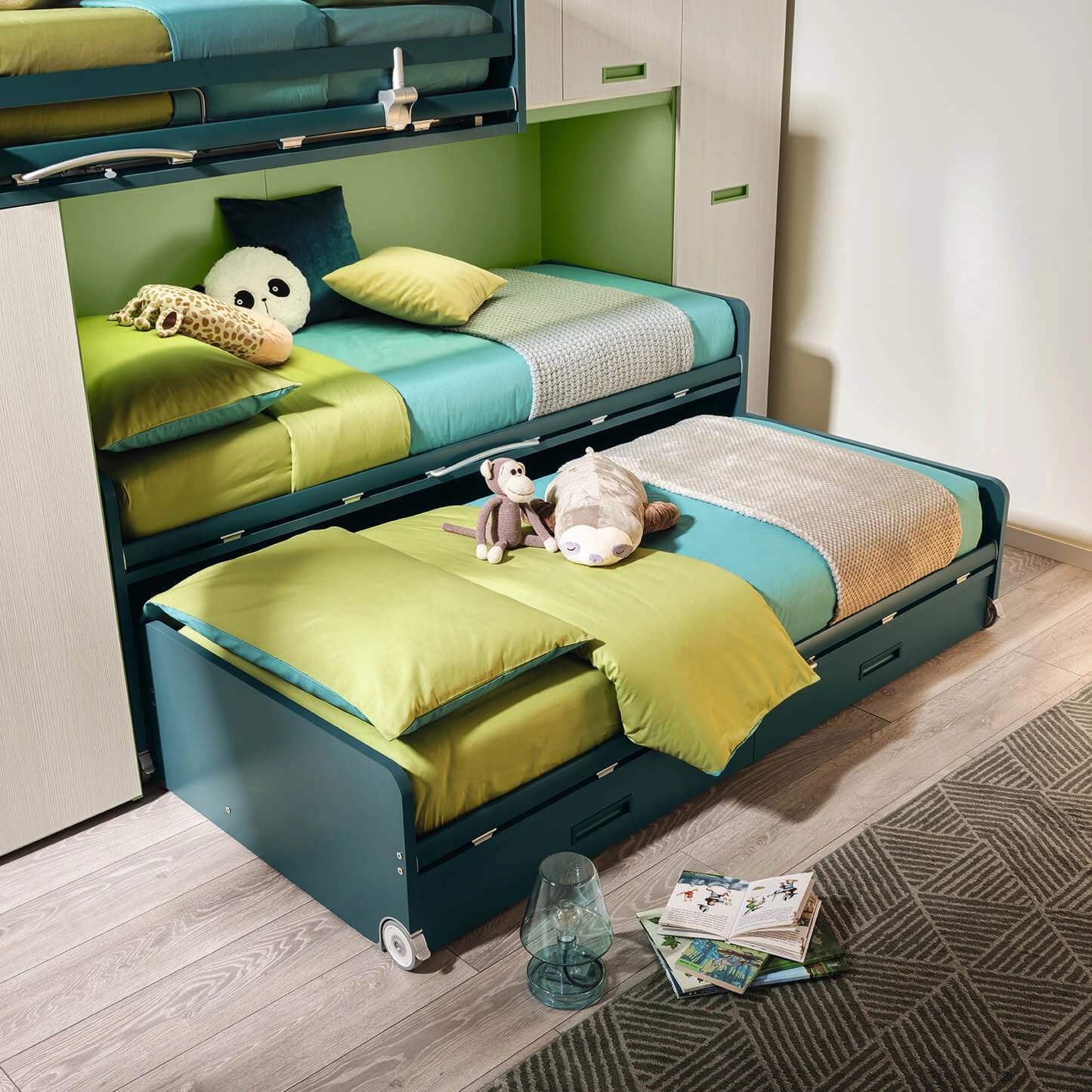 Z - Kids/ Teens Bunk Beds with Wardrobes